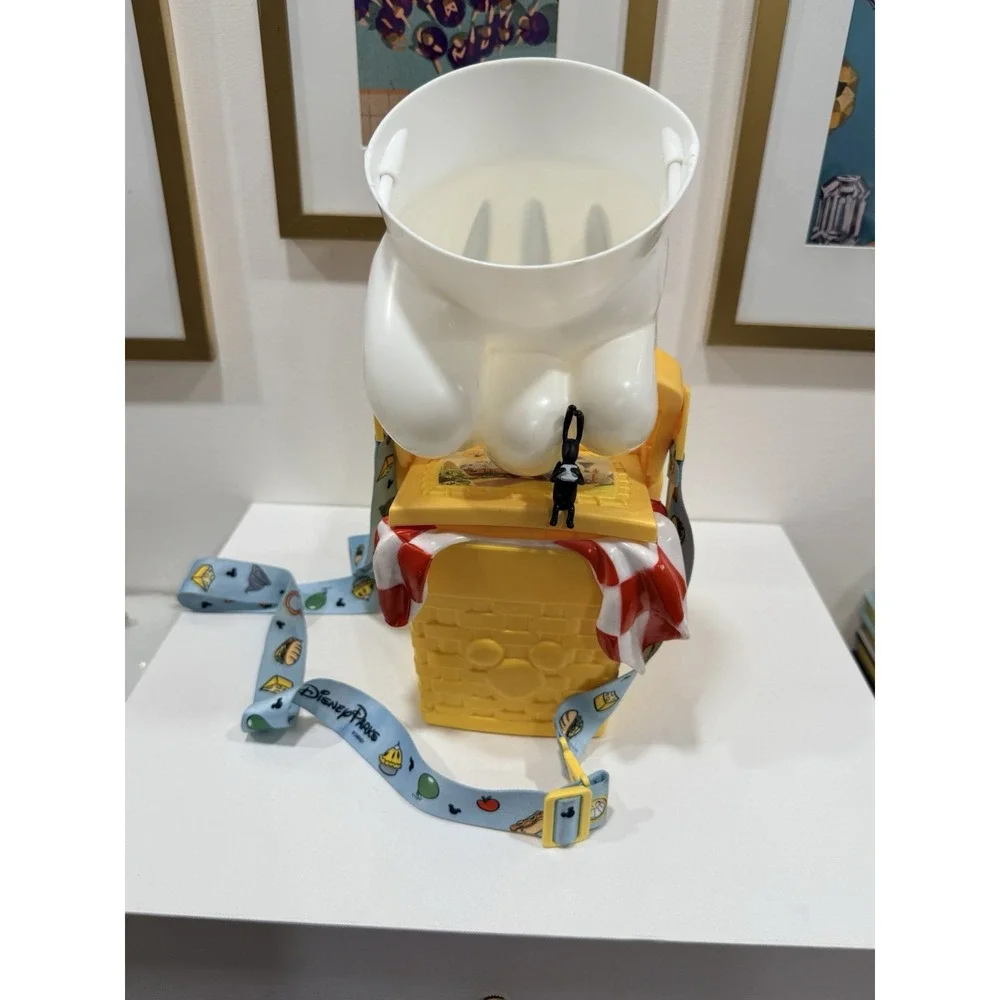 Disney Parks Mickey & Minnie's Runaway Railway Picnic Basket Popcorn Bucket 2023